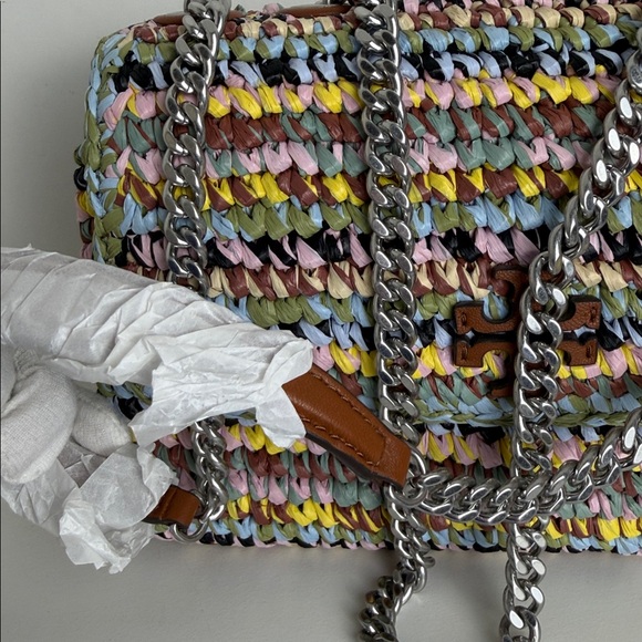 NWT Tory Burch Willa Raffia Small Shoulder Bag - Picture 16 of 16